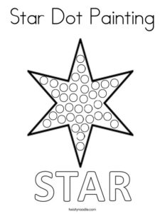star-dot-painting_coloring_page_png_468x609_q85 | Christ Memorial ...